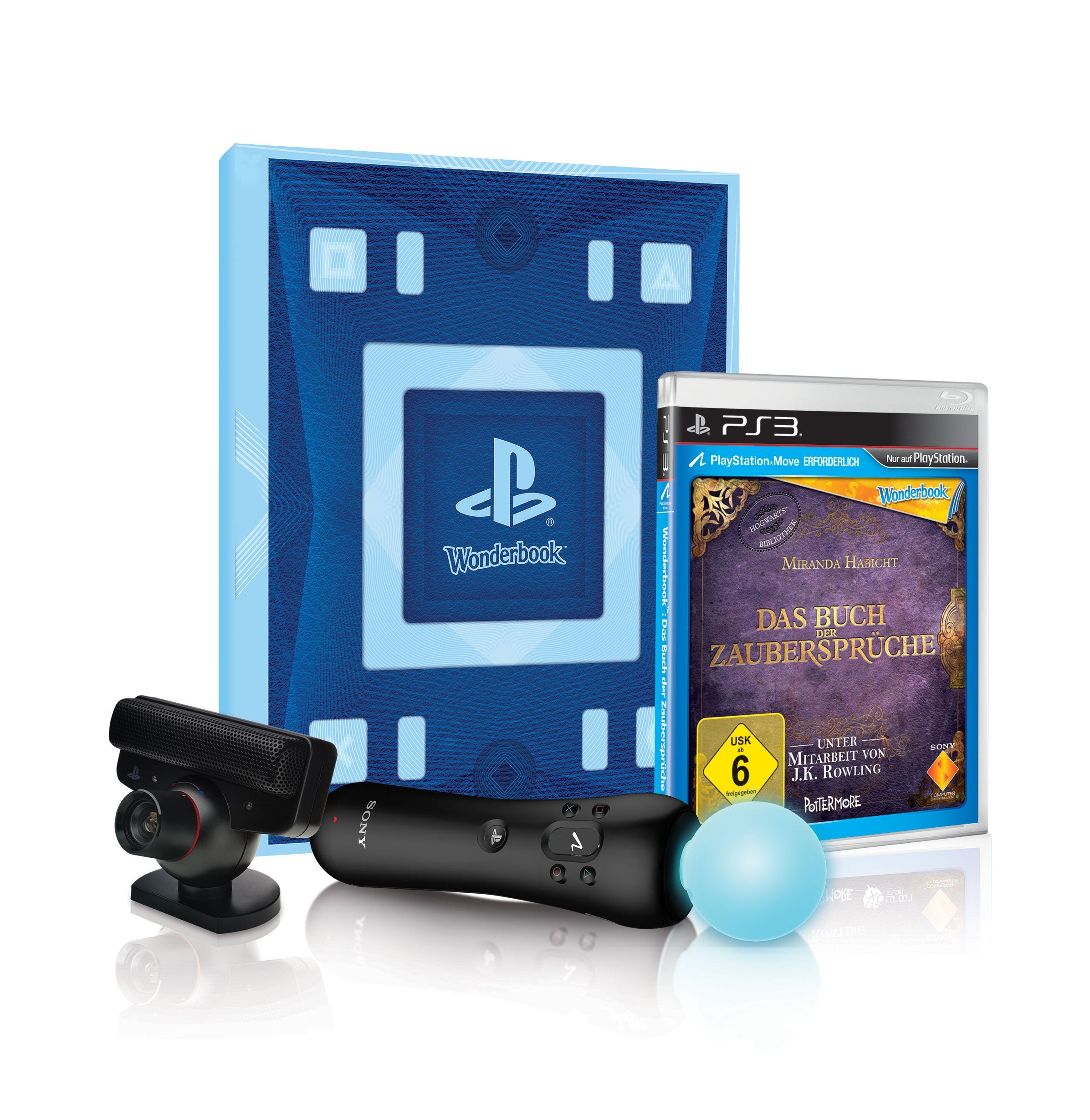 Wonderbook: Das Buch der Zaubersprüche Bundle (Spiel, Wonderbook, 1 Move - Motion - Controller & Camera) - PlayStation 3