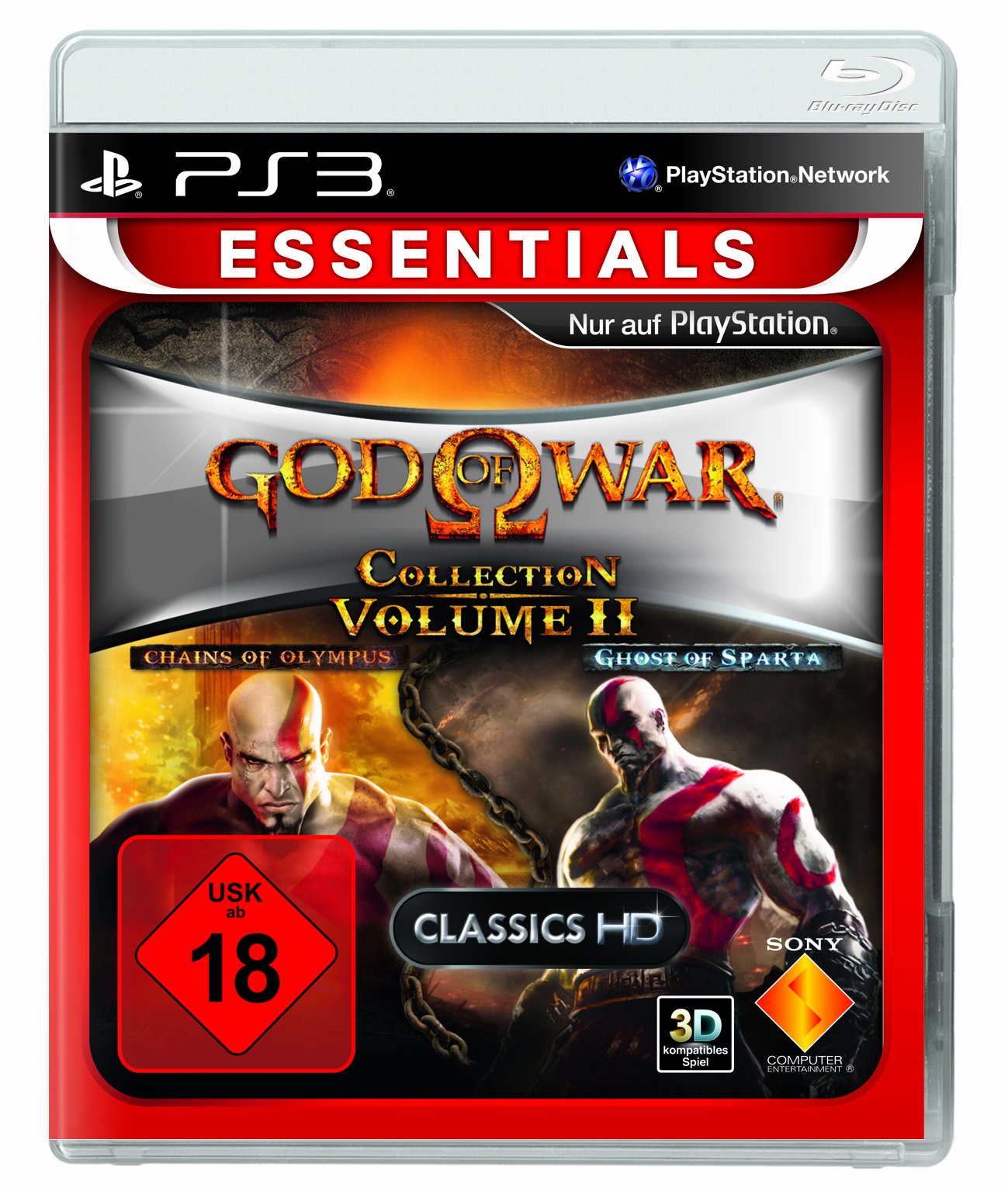 God of War, Vol. 2 (Chains of Olympus / Ghost of Sparta) PlayStation 3