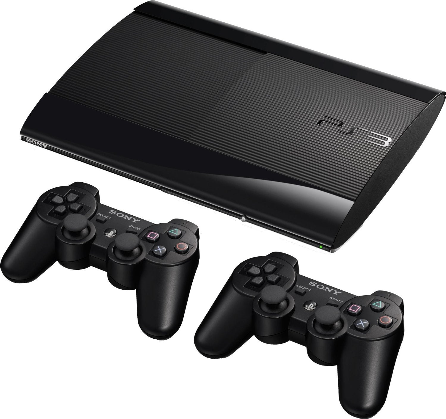 PlayStation 3 - Konsole Super Slim 12 GB (inkl. 2 x DualShock 3 Wireless Controller) PlayStation 3