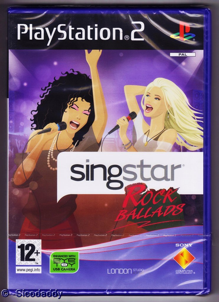 SingStar Rock Ballads PlayStation 2