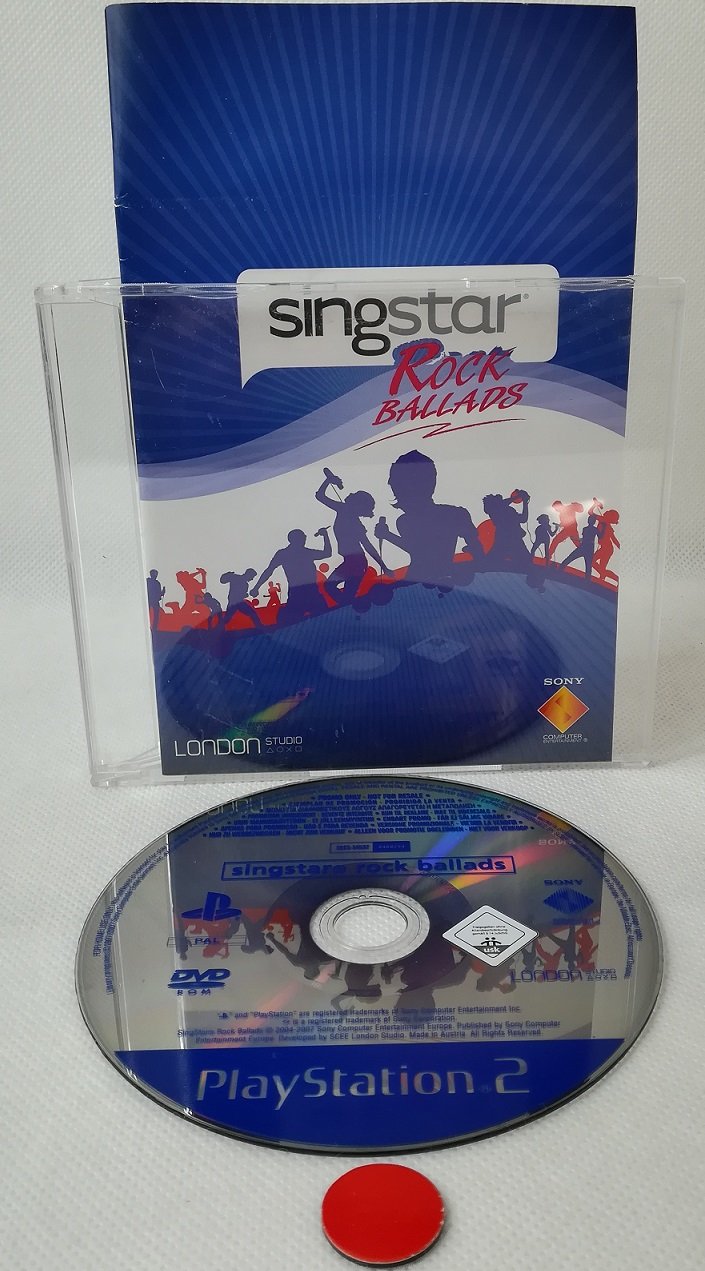 SingStar Rock Ballads PlayStation 2