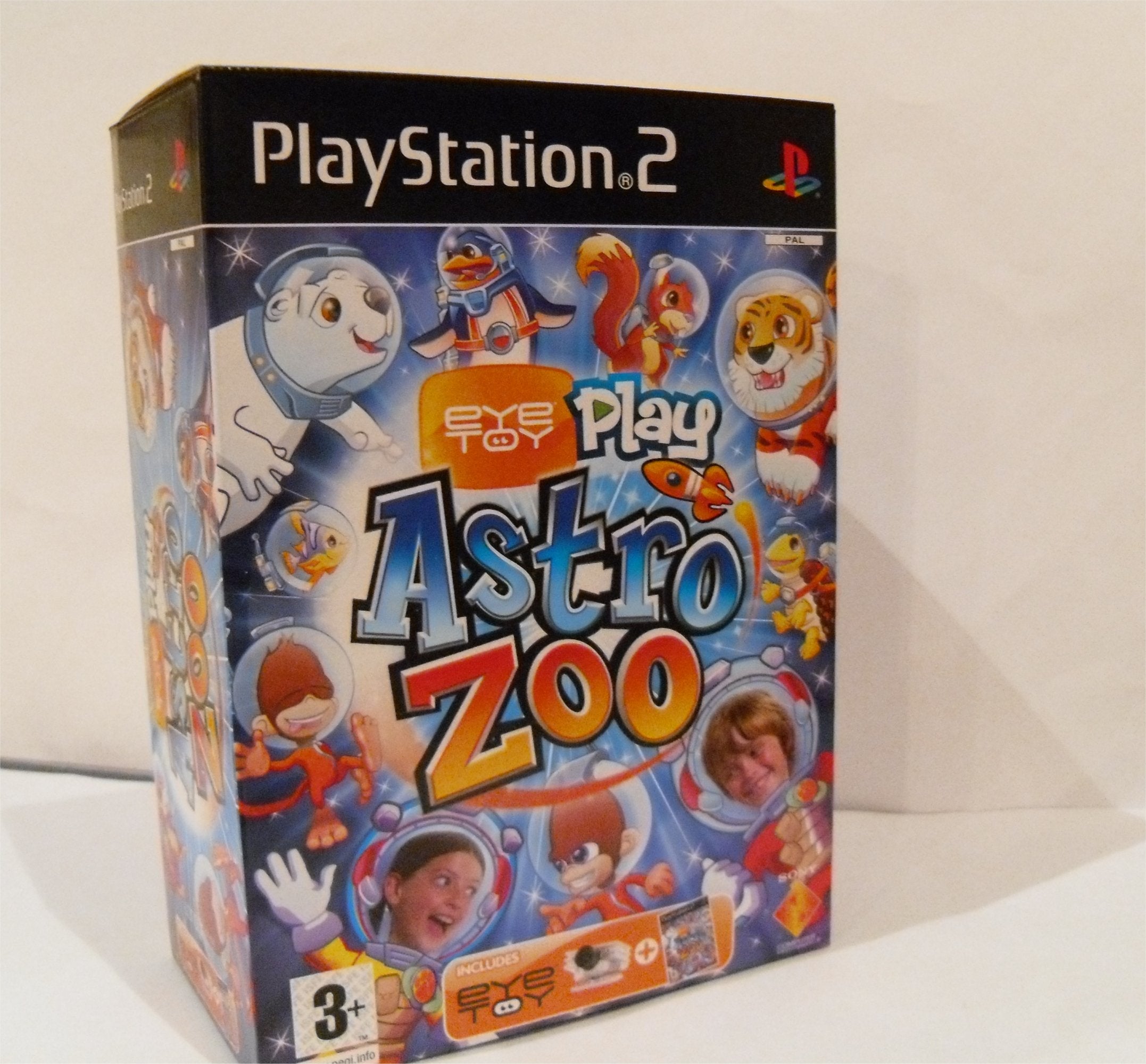 Eye Toy: Play Astro Zoo Bundle PS2 Foreign Covers English Game game