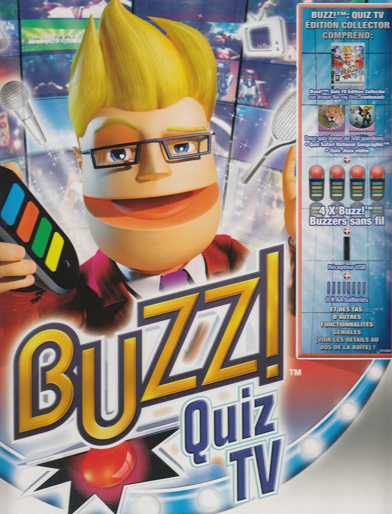 Buzz Quizz Tv + Buzzers Sans Fil - Edition collector game