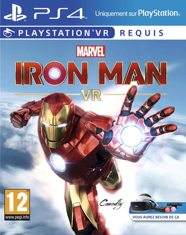 Sony, Iron Man PS4 VR, 1 Joueur, Version Physique avec CD, En Français, PEGI 12+, Jeu pour PlayStation 4 VR game
