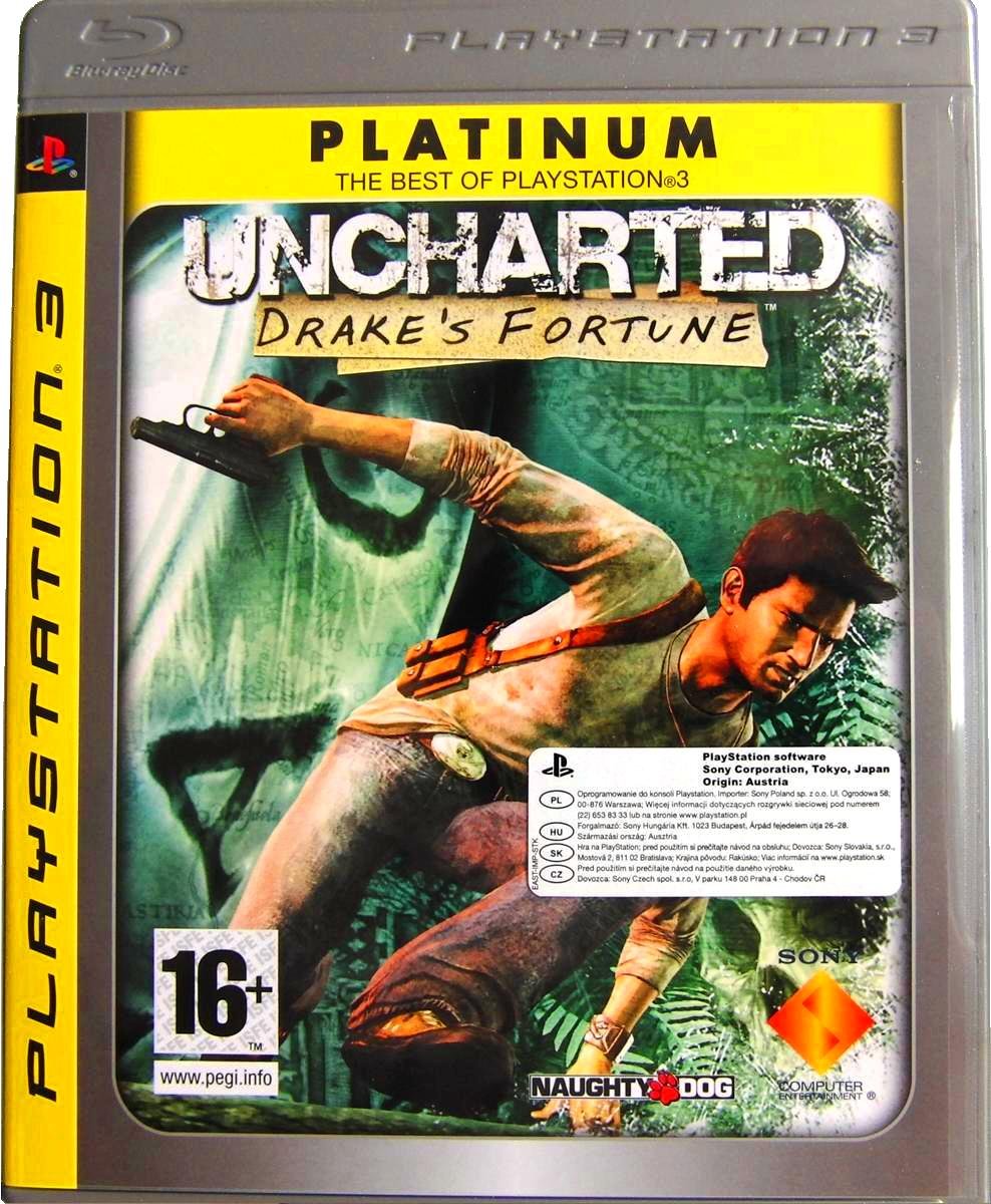 PS3 Platinum: UNCHARTED - Drakes Schicksal - in Deutsch aber polnisch-englisches Cover PlayStation 3