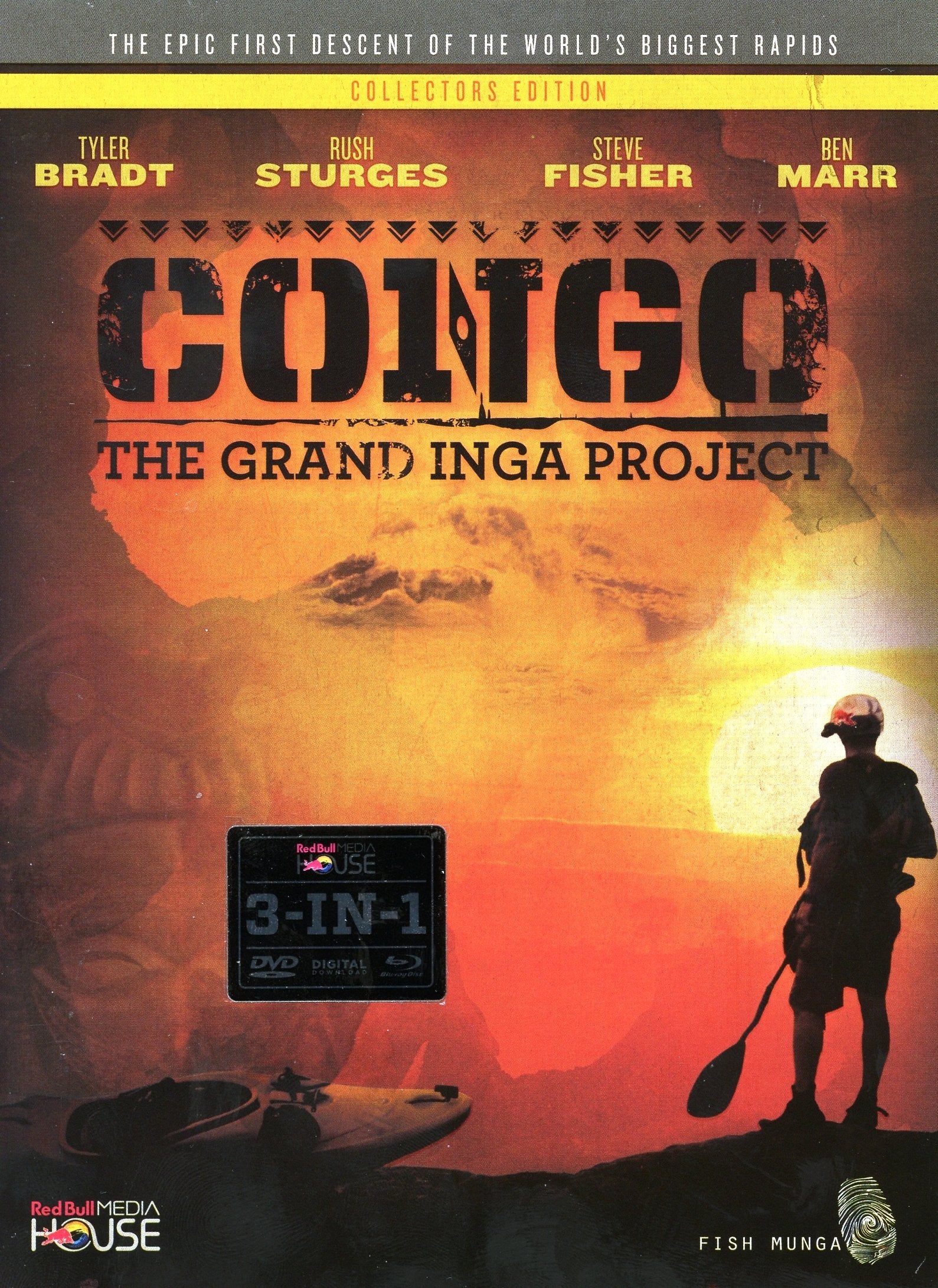 Congo The Grand Inga Project Kayak DVD, Blu-ray, and Download (3 in 1 Combo Pack) Films