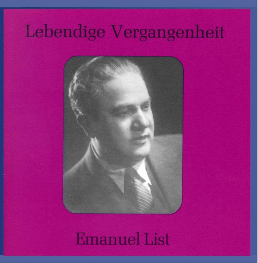 Lebendige Vergangenheit - Emanuel List Classical