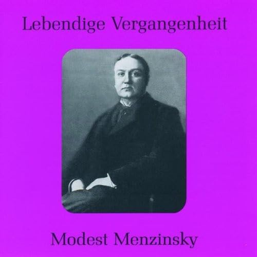 Lebendige Vergangenheit-Modest Menzinsky cd