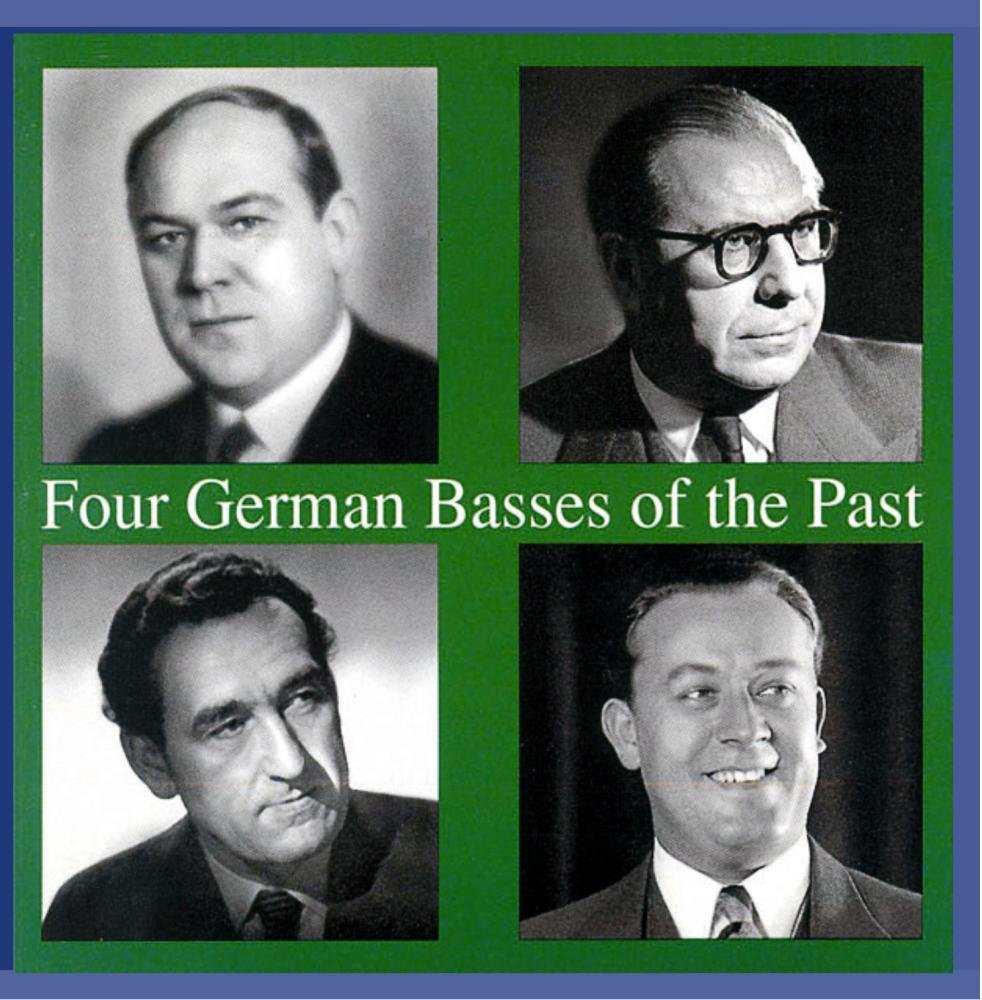 Lebendige Vergangenheit - Four German Basses Of The Past Classical