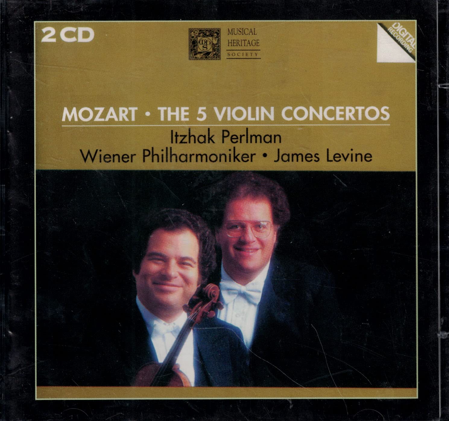 Mozart: The Five Violin Concertos Perlman/Vienna PhilharmonicLevine/ (UK Import) Classical