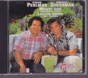 Mozart: Duo Sonatas for Violin & Viola; Leclair: Sonata for 2 Violins cd