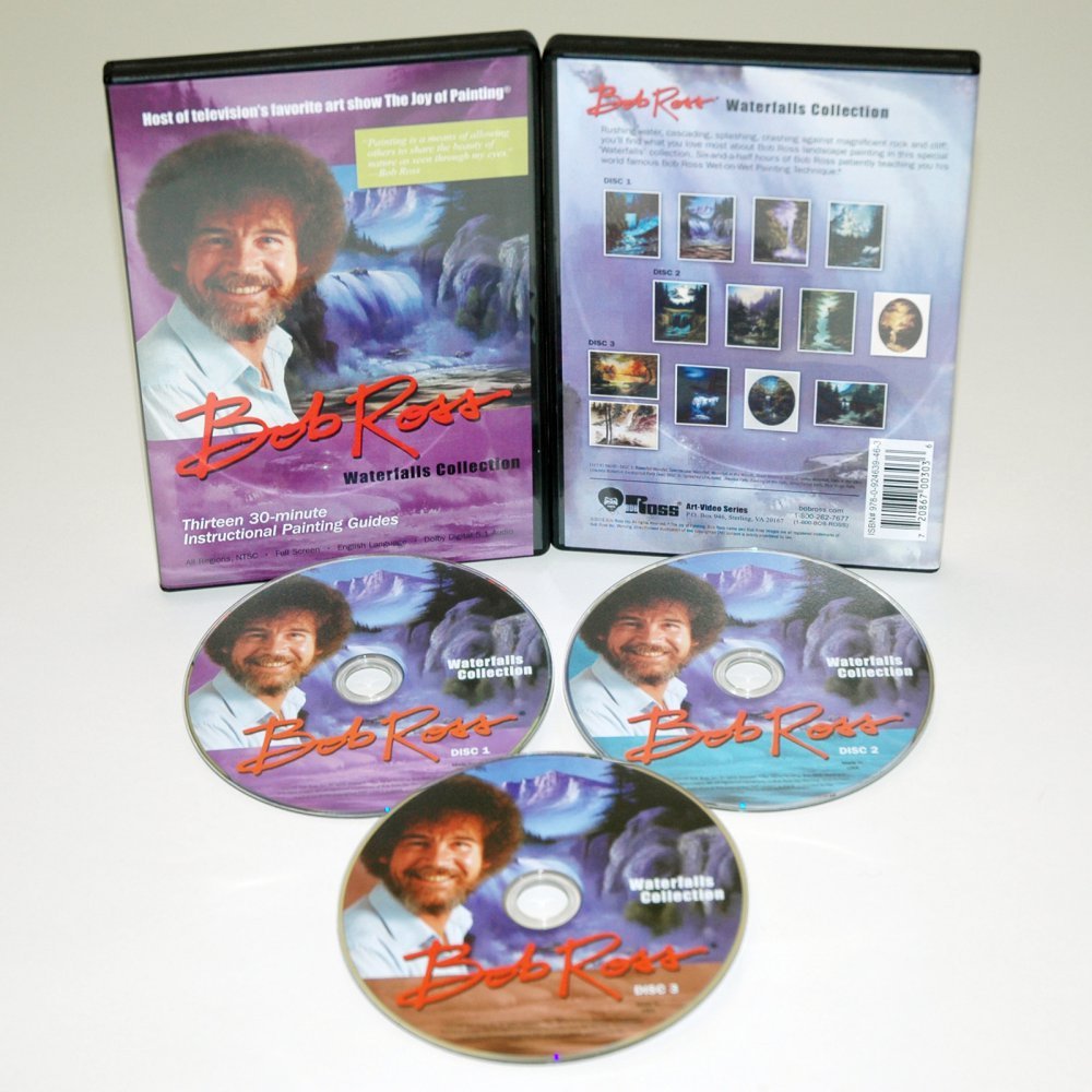 Bob Ross: Joy of Painting Waterfalls Collection dvd