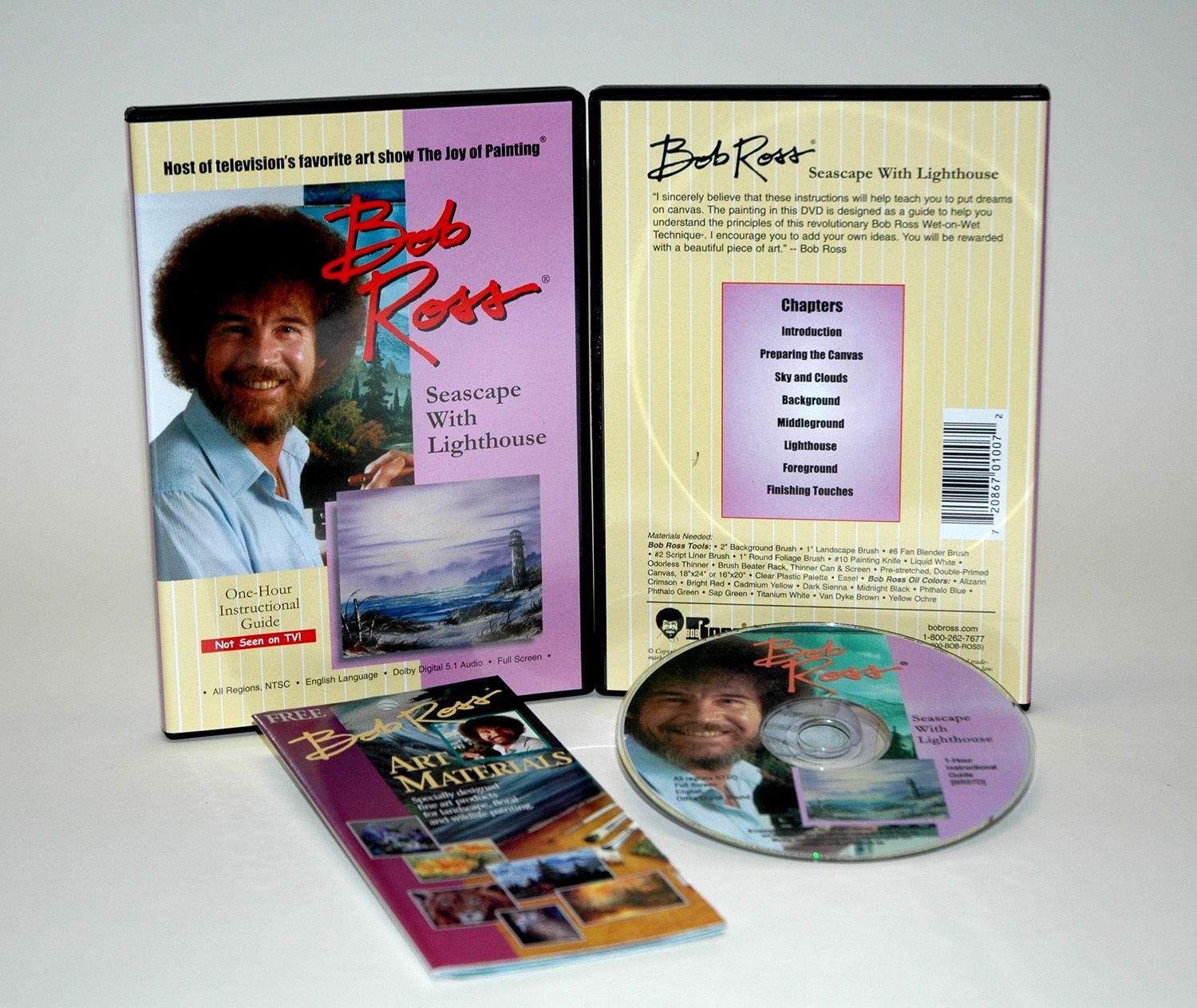 Bob Ross the Joy of Painting-Seascape with Lighthouse dvd