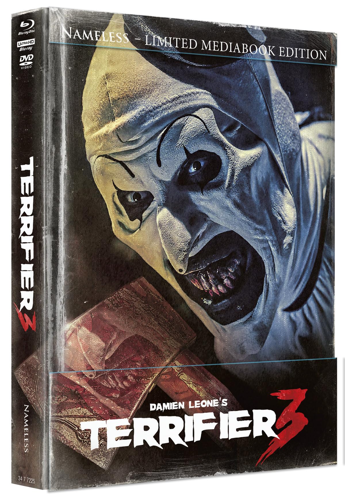 Terrifier 3 Mediabook Cover G wattiert 4K UHD - 3 Disc Edition Films