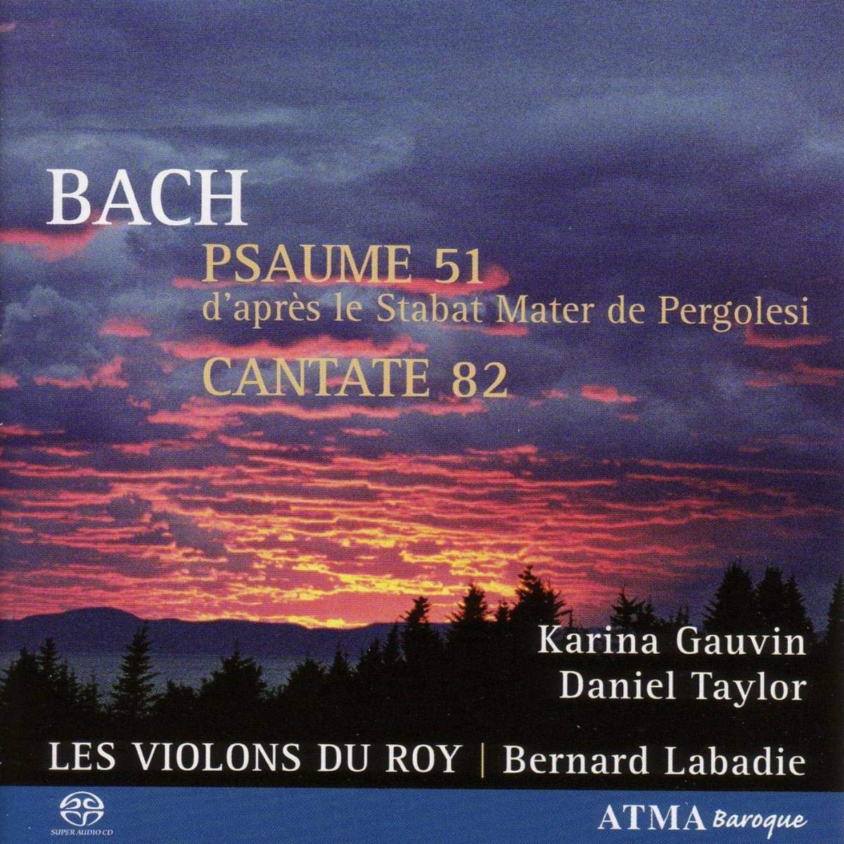 Bach/Psaume 51+Ich Habe Genug Sa-CD Music for Children