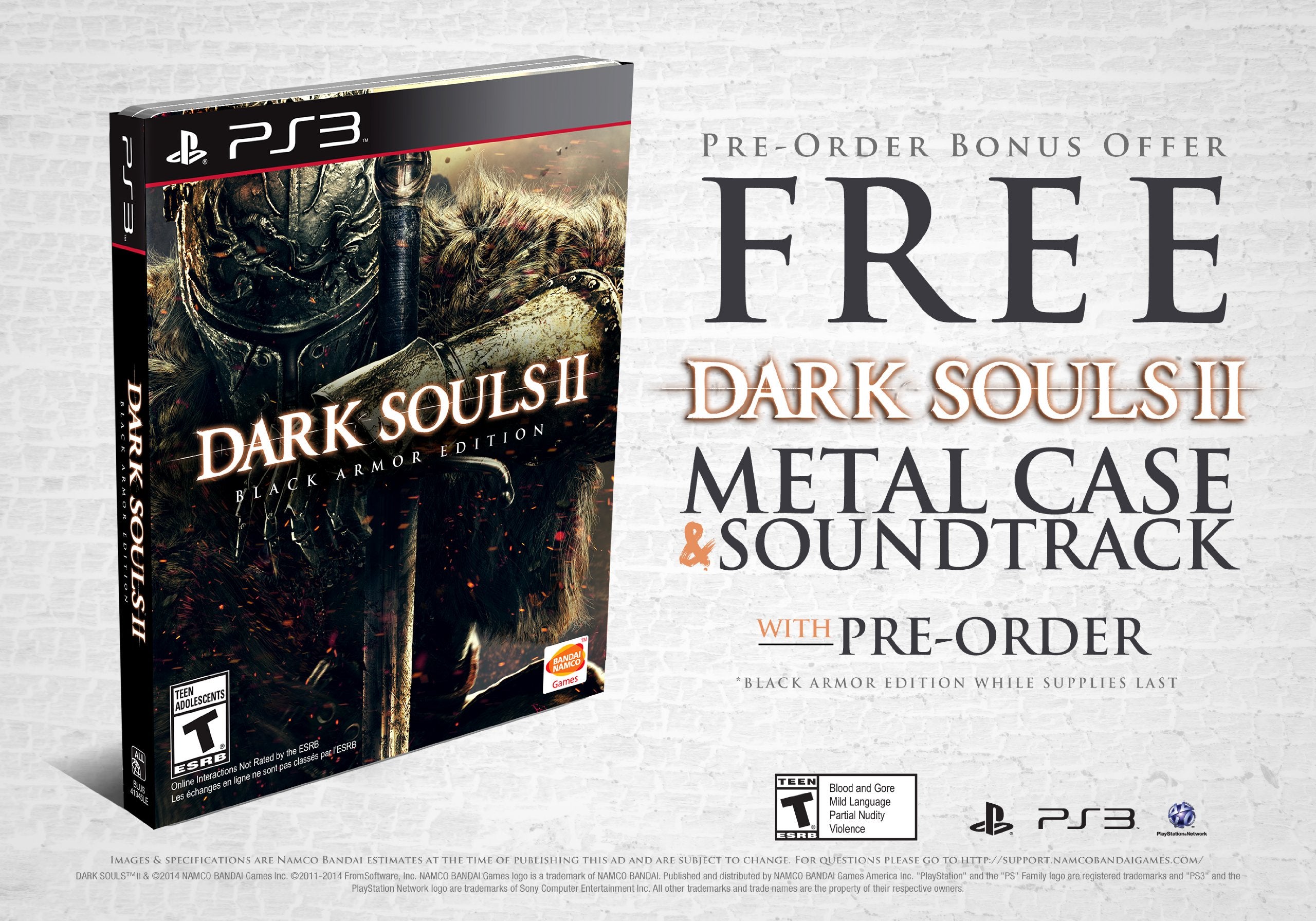 Dark Souls II: Black Armor Edition (Day 1) PlayStation 3