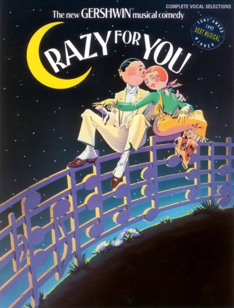 George/ira gershwin: crazy for you - vocal selections (pvg) piano, voix, guitare book