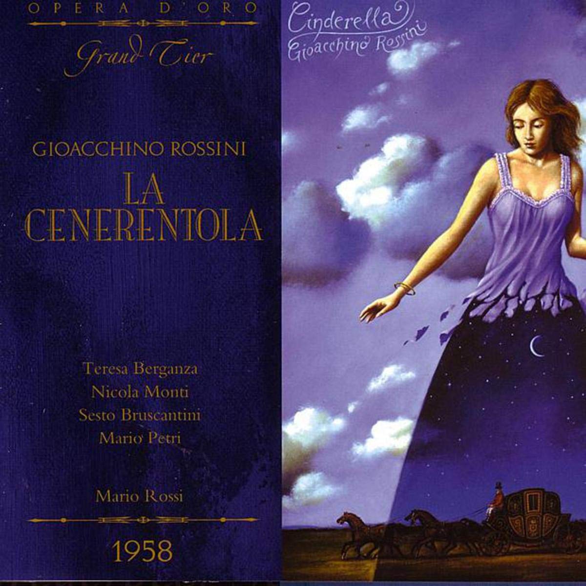 Rossini : la Cenerentola. Berganza, Bruscantini, Petri, Rossi. cd
