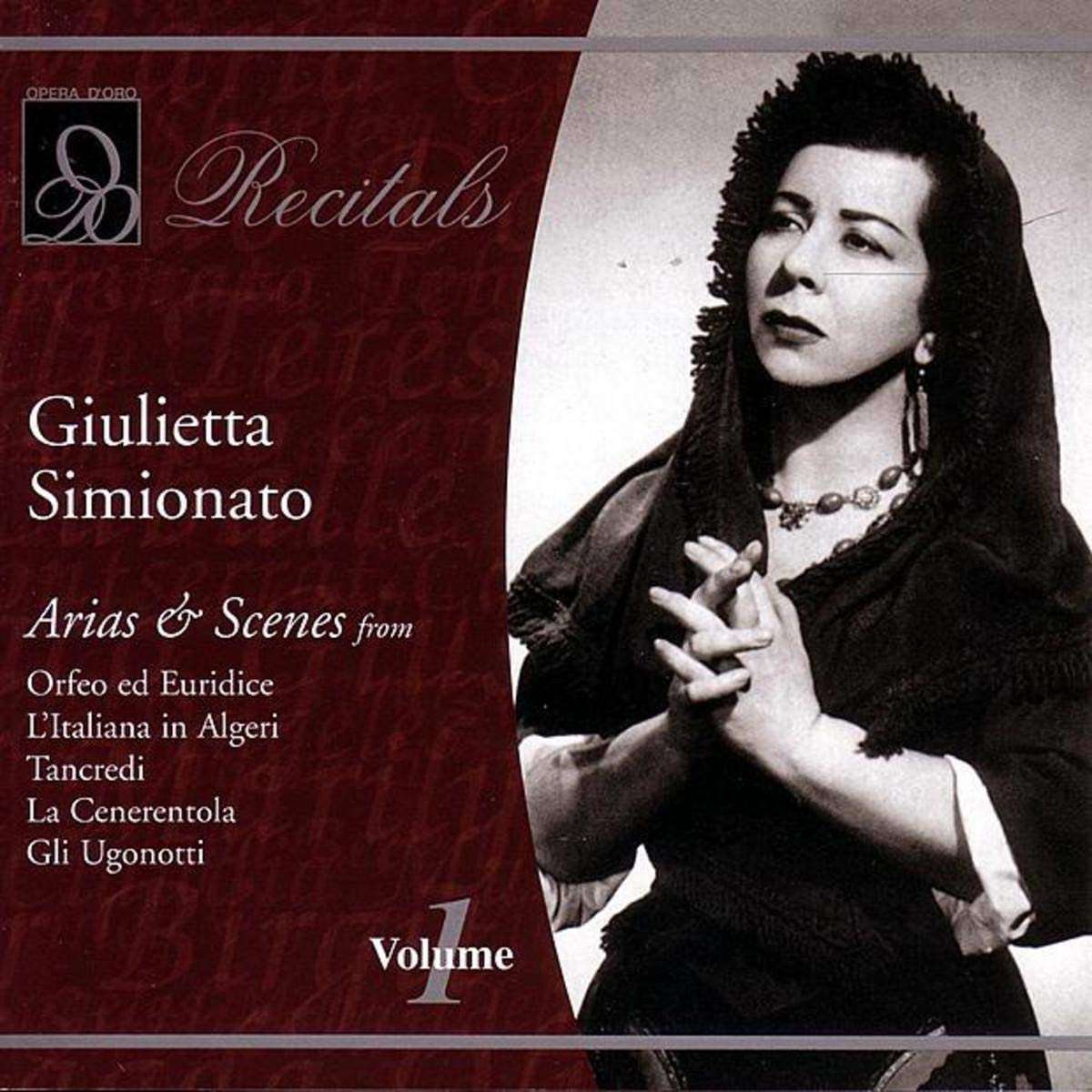 Simionato : Récital I cd