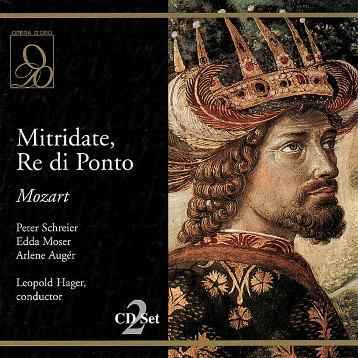 Mozart : Mitridate. Hager, Schreier, Moser, Auger cd