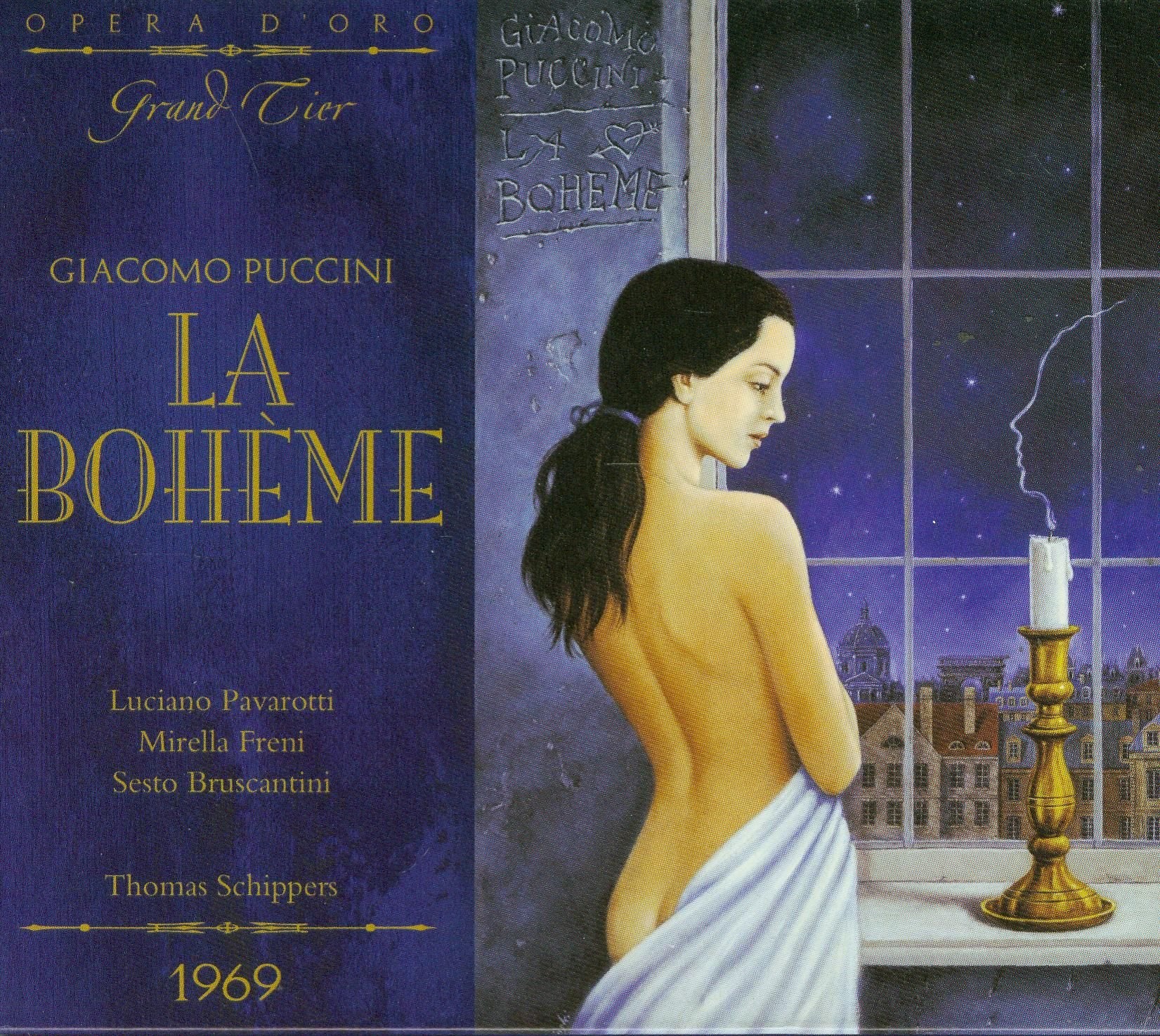 Puccini : La Boheme. Freni, Pavarotti, Bruscantini, Schippers. cd