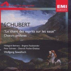 Schubert : Le chant des esprits sur les eaux - Choeurs profanes cd