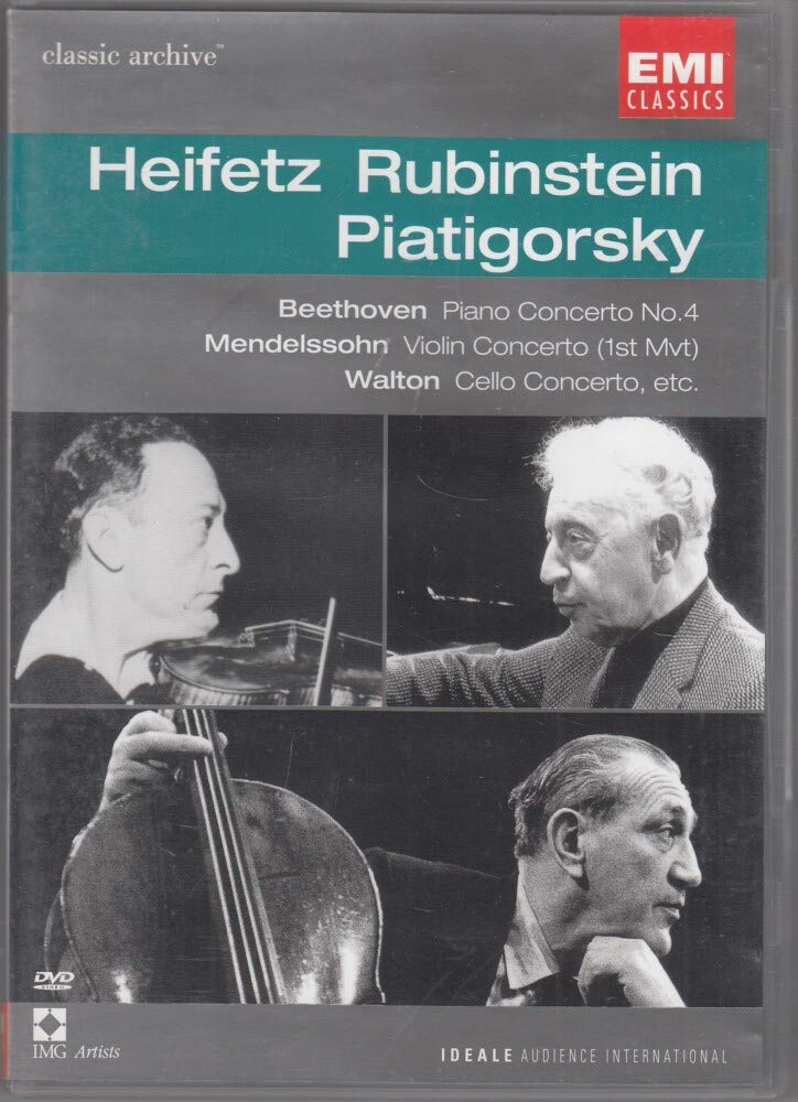 Rubinstein/Heifetz/Piatigorsky : Classic Archive Series Films