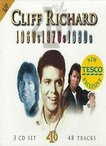 Cliff Richard 1960s 1970s 1980s 3-CD Boxed Set Music