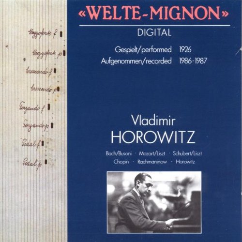 Vladimir Horowitz 1926 Music