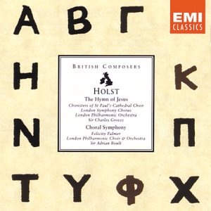 Holst : The Hymn of Jesus / Choral Symphony cd