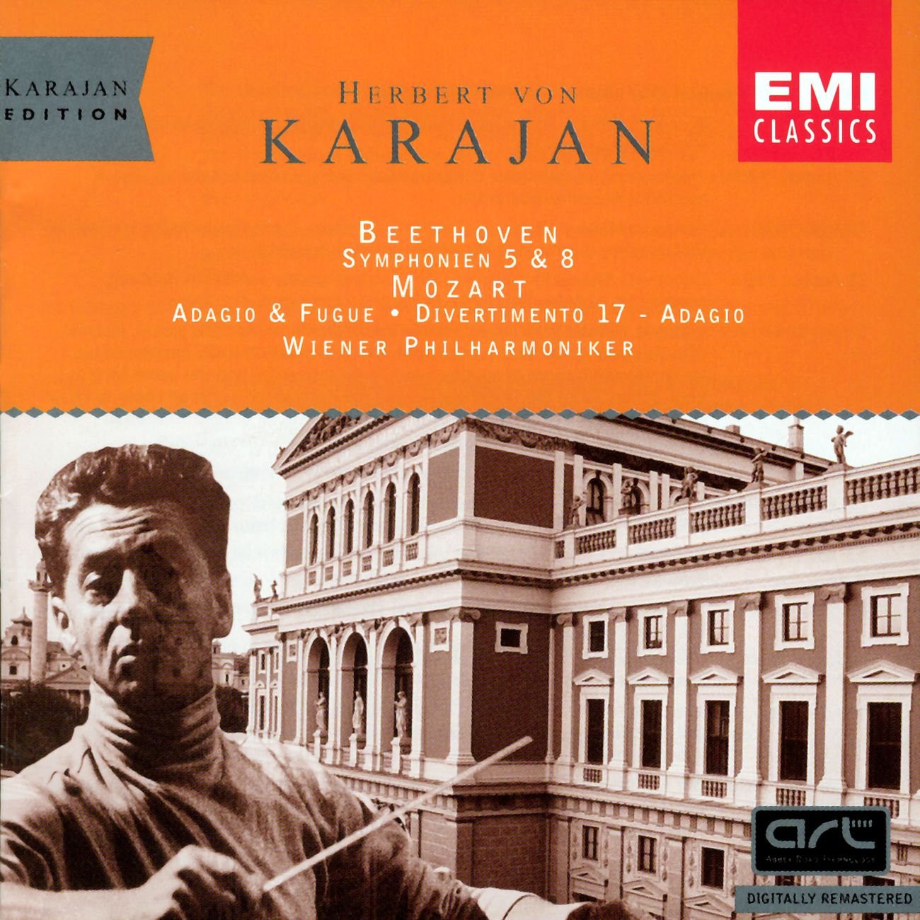 Karajan-Edition (Karajan in Wien Vol. 4) - Symphonien 5 & 8/ Adagio & Fugue, Divertimento Classical