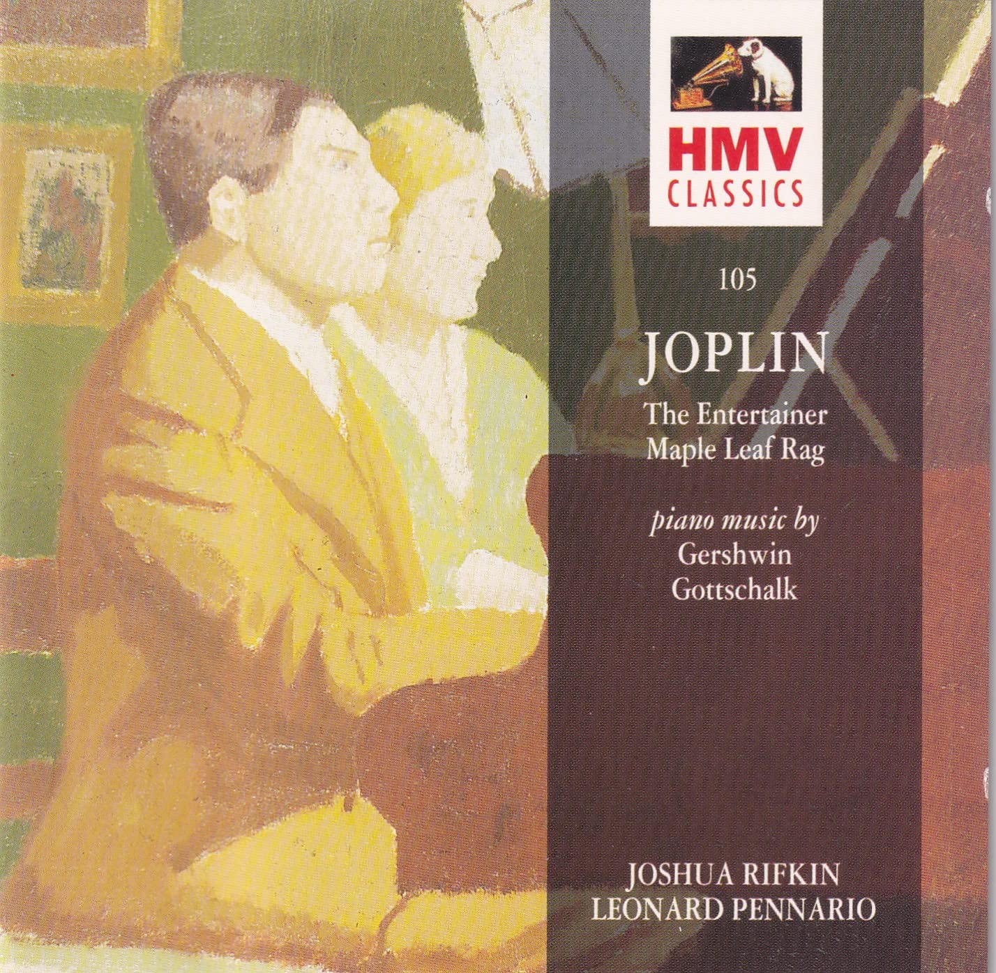 Joshua Rifkin, Leonard Pennario (pianos) : Joplin, Gershwin, Gottshalk CD Music
