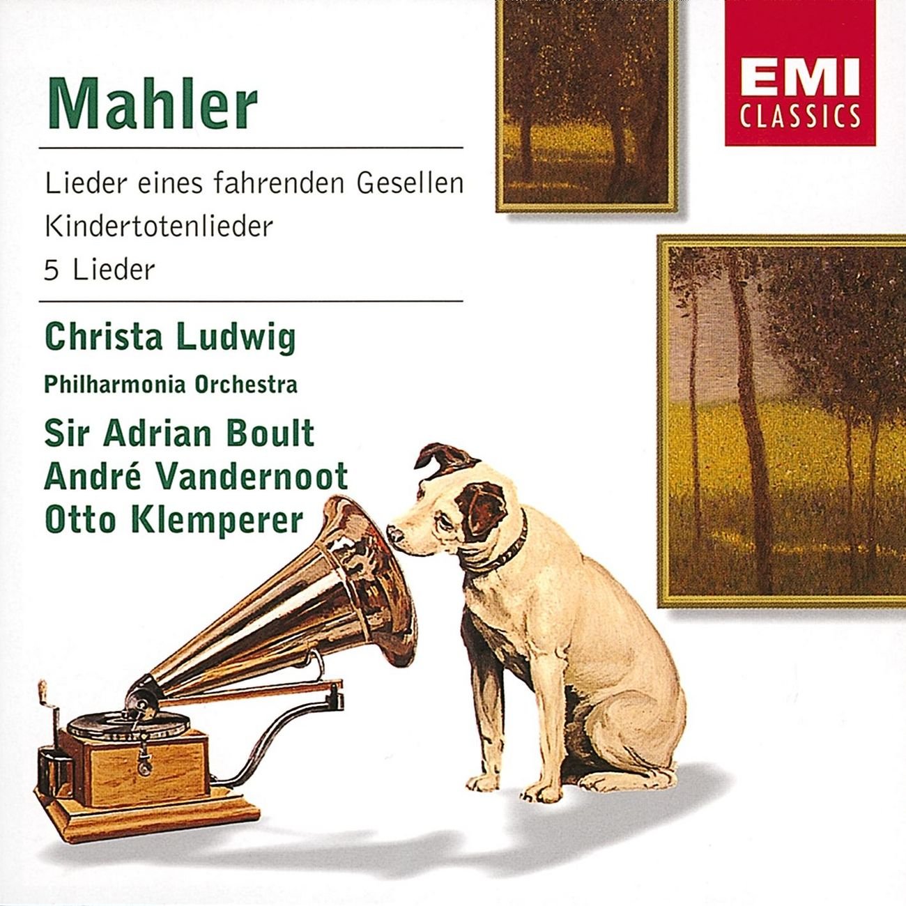 Lieder Eines Fahrenden Gesellen;Kindertotenlieder;5 Lieder Classical