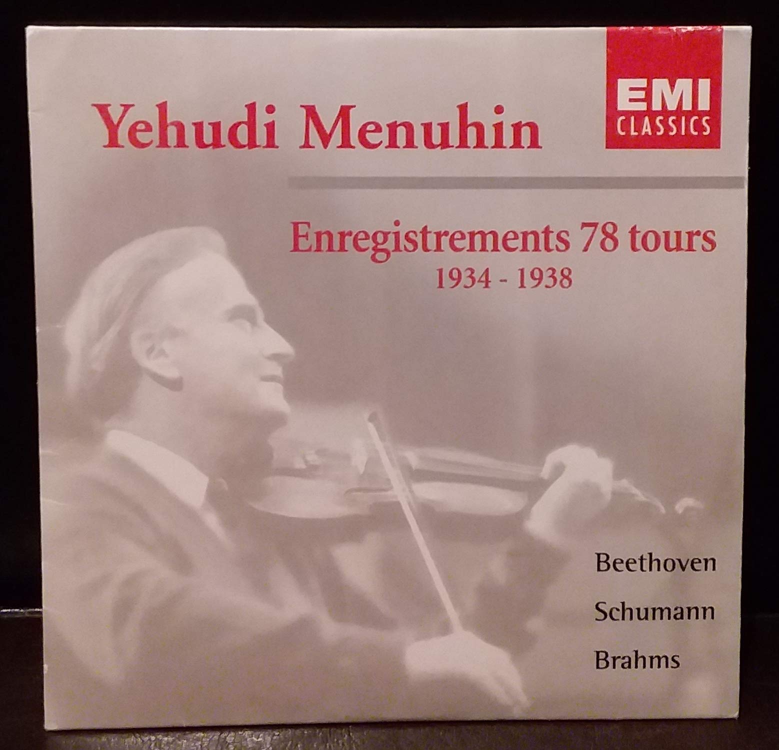 Enregistrement 78 tours : Beethoven, Schumann, Brahms cd