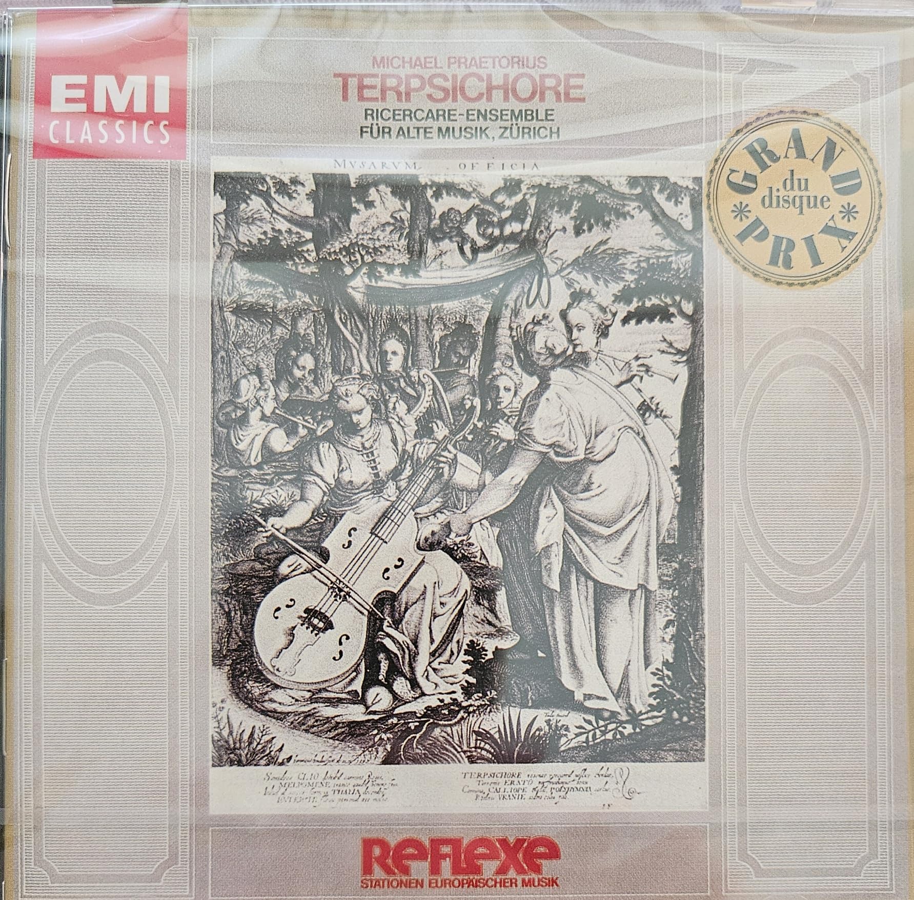 1-CD PRAETORIUS - TERPSICHORE - RICERCARE ENSEMBLE FUR ALTE MUSIK ZURICH Music