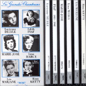 Coffret 6 CD : Music Memoria - Les Grandes chanteuses cd