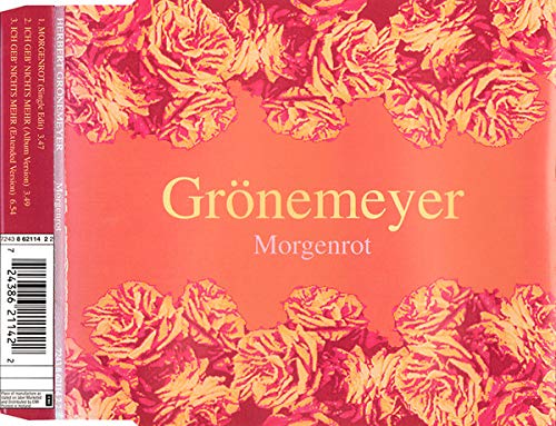 Morgenrot (Single Edit, 1994, plus 2 versions of 'Ich geb' nichts mehr') Music