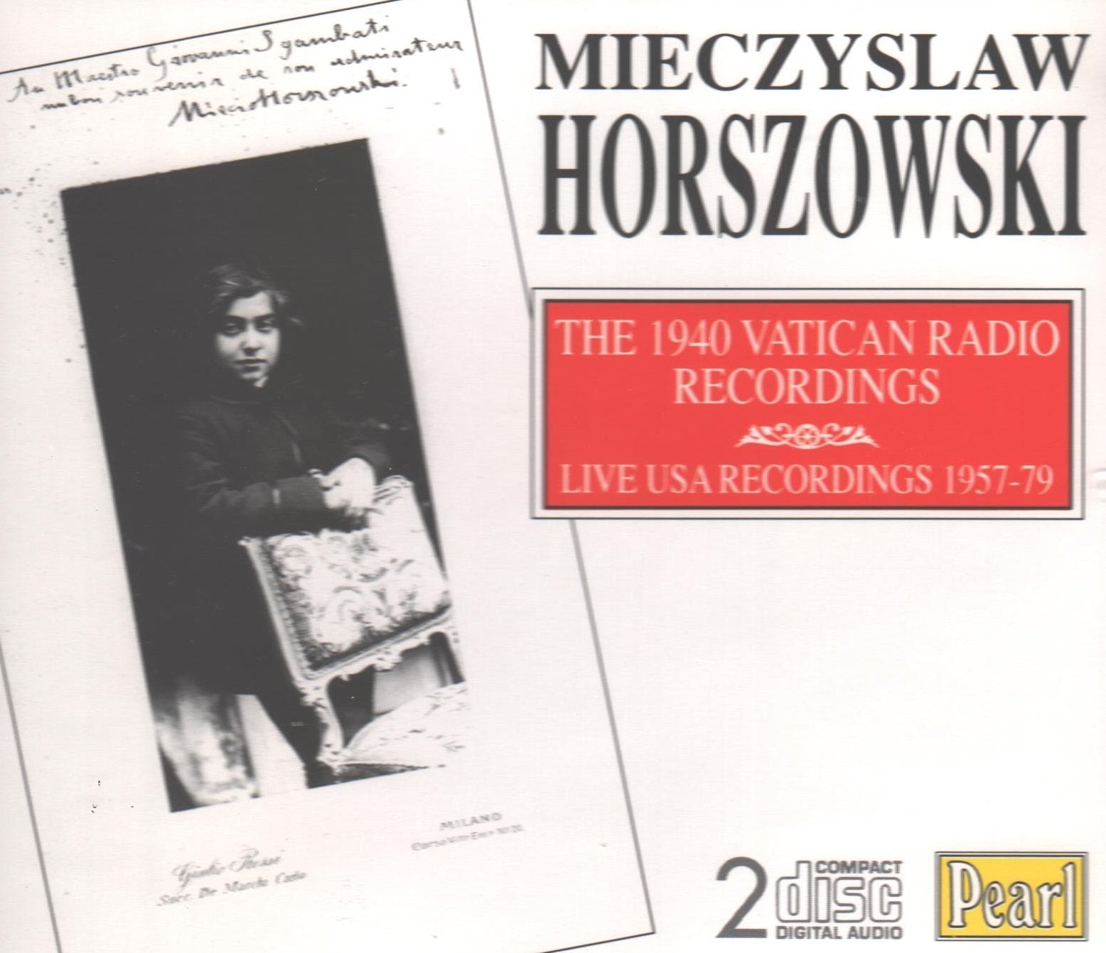 The Vatican Radio Recordings 1940 (Live USA Recordings 1957-79) Classical