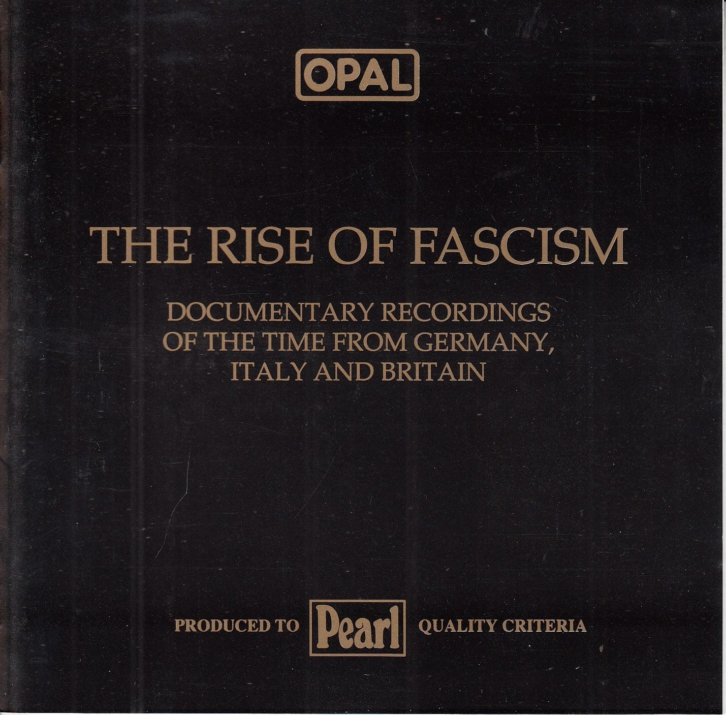 Rise of Fascism cd