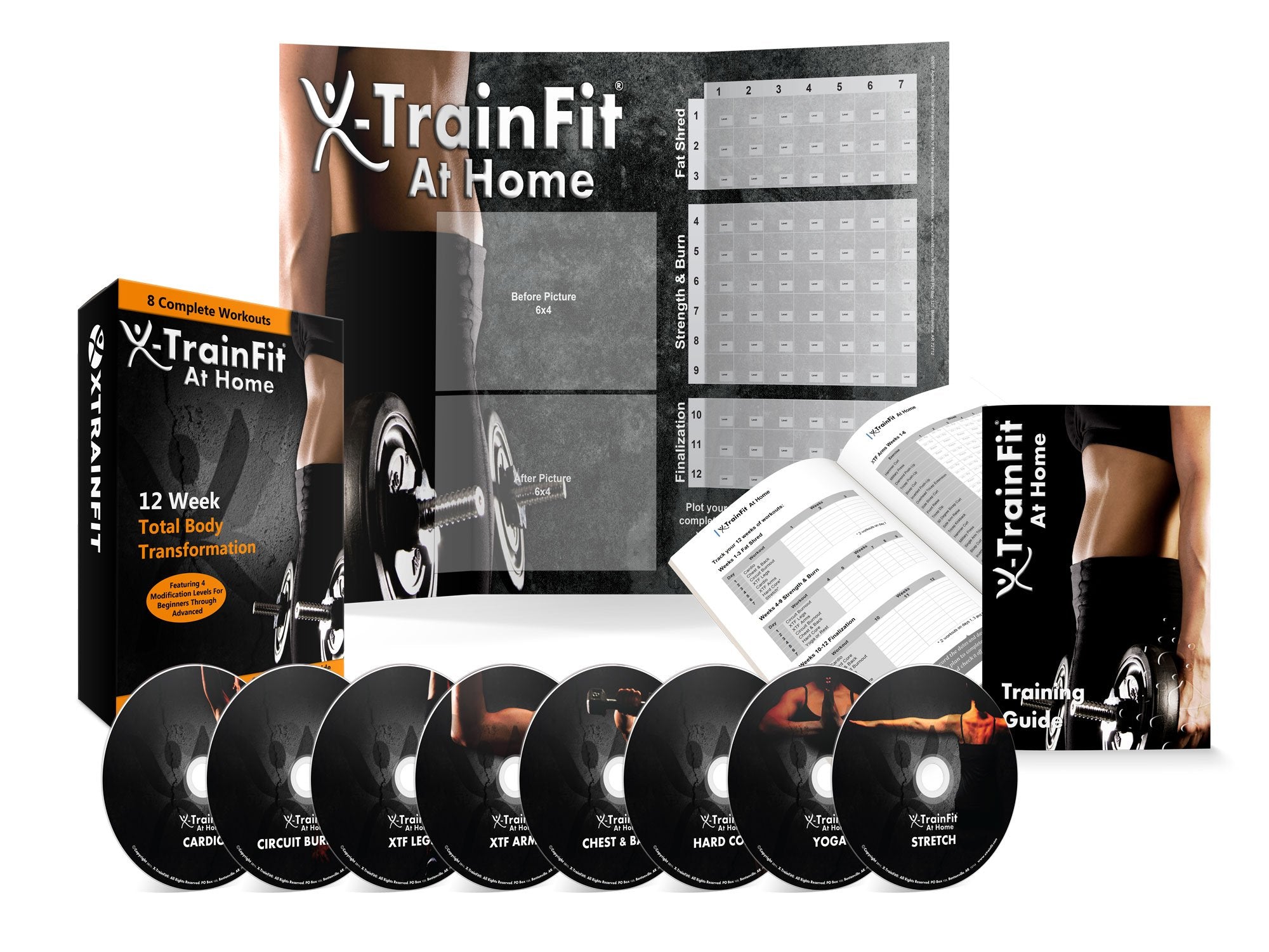 X-TrainFit At Home Workout - Women's Complete Fitness - 8 DVDs (2010) (Import) Films