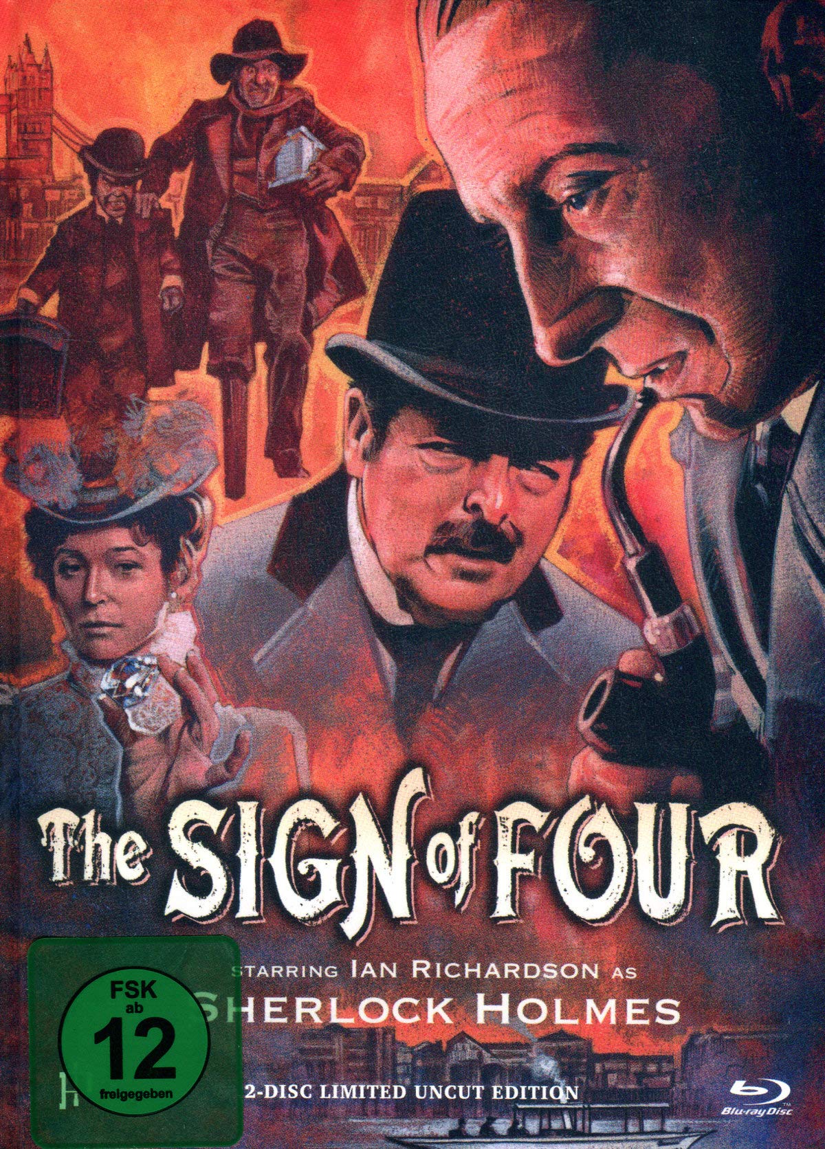 Sherlock Holmes - The Sign of Four - Limited Edition - Mediabook (+ DVD) Box sets