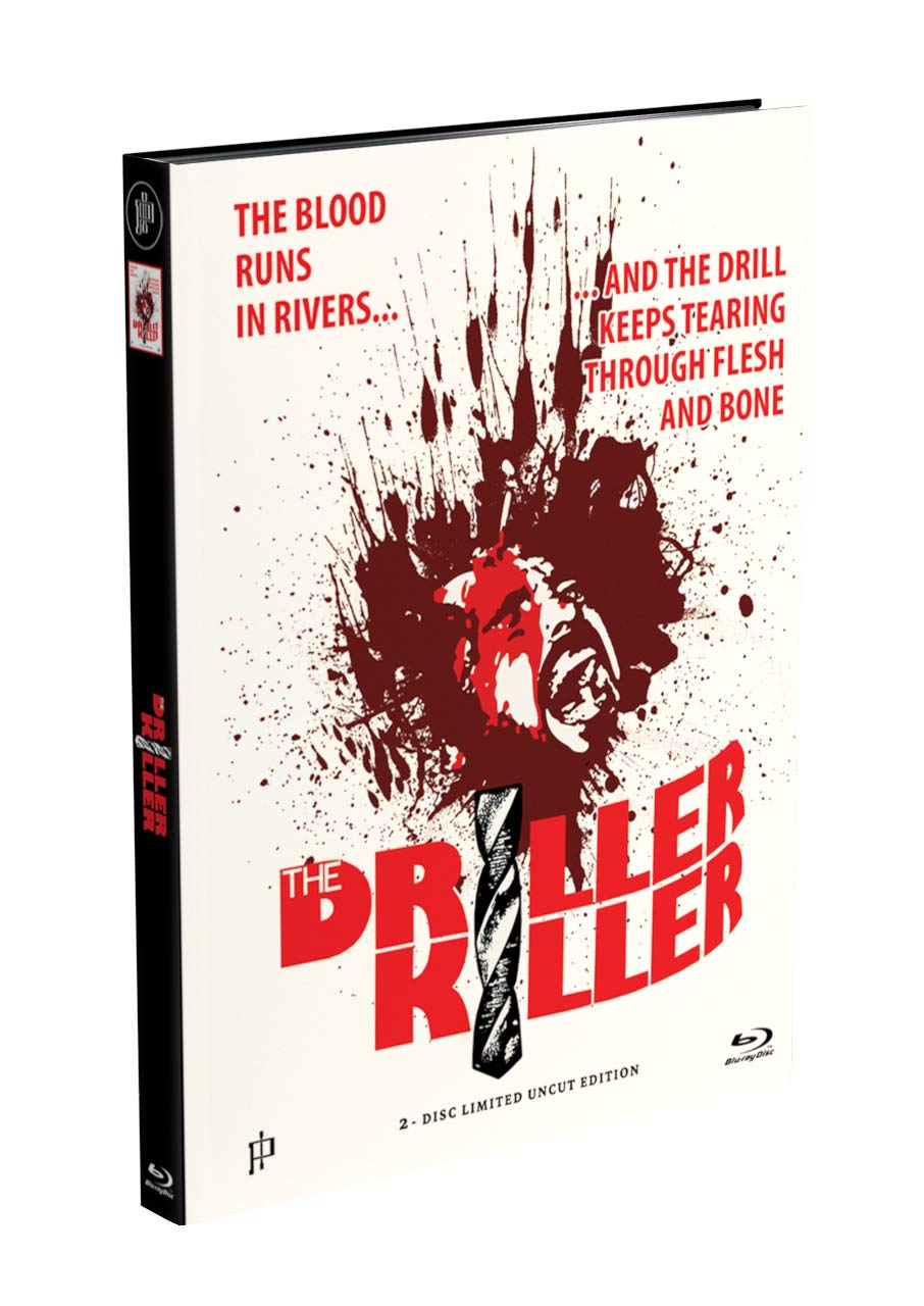 THE DRILLER KILLER - 2-Disc Mediabook Cover B (Blu-ray + DVD) Limited 66 Edition - Uncut Films