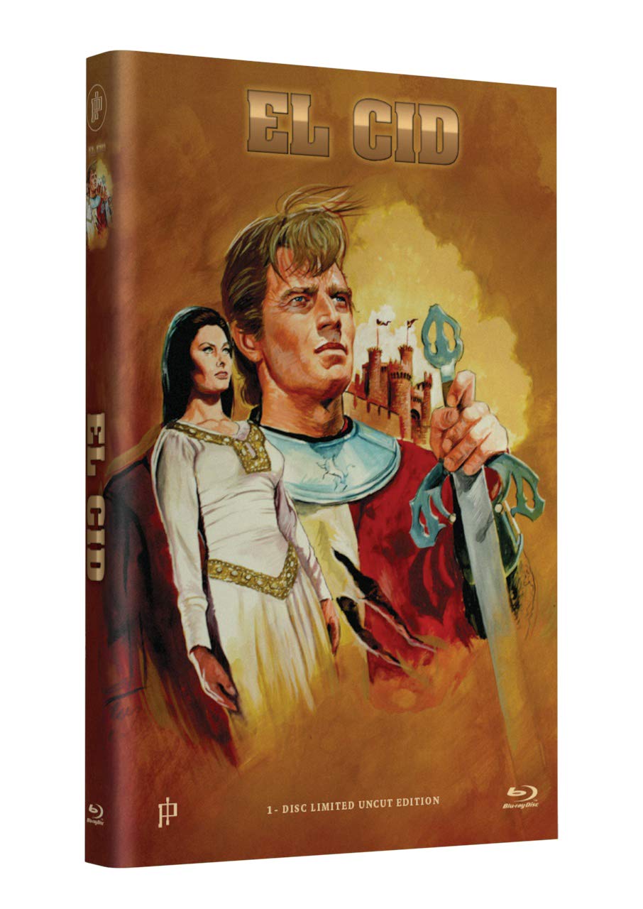 EL CID - Hollywood Classic Hartbox Collection - Grosse Hartbox Cover A Limited 50 Edition - Uncut Films