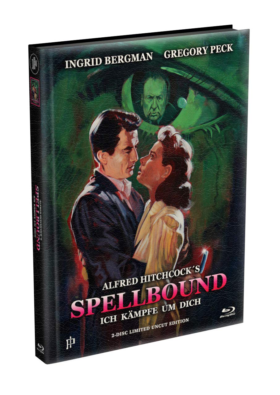 entertain-industry Alfred Hitchcock´s - ICH KÄMPFE UM DICH (Spellbound) 1945 - 2-Disc wattiertes Mediabook Cover A Limited 500 Edition - Uncut Movies