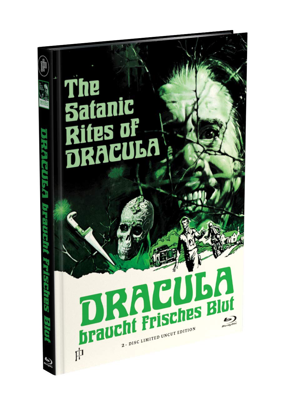 Inked Pictures / Hansesound DRACULA BRAUCHT FRISCHES BLUT - 2-Disc Mediabook Cover G Limited 88 Edition - Uncut (in HD neu abgetastet) Movies