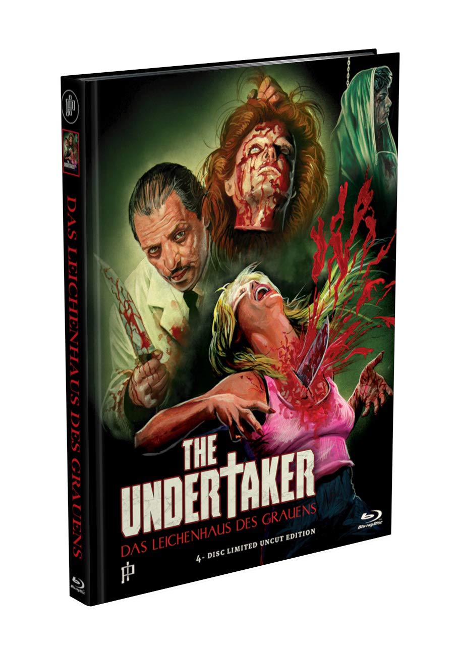THE UNDERTAKER - Das Leichenhaus des Grauens 4-Disc BLOODY PREMIUM MEDIABOOK EDITION Cover G - Limited 500 Edition - Uncut Movies