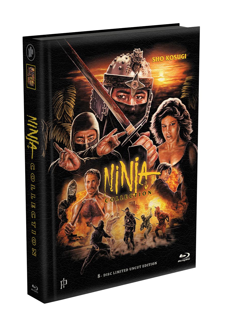 NINJA COLLECTION (4 Ninja Filme) - 8-Disc wattiertes Mediabook Limited 399 Edition - Uncut Films