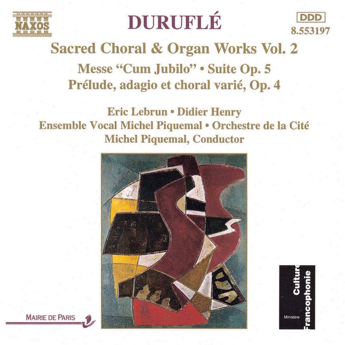 Duruflé: Geistliche Chorwerke / Orgelwerke, Vol. 2 Classical