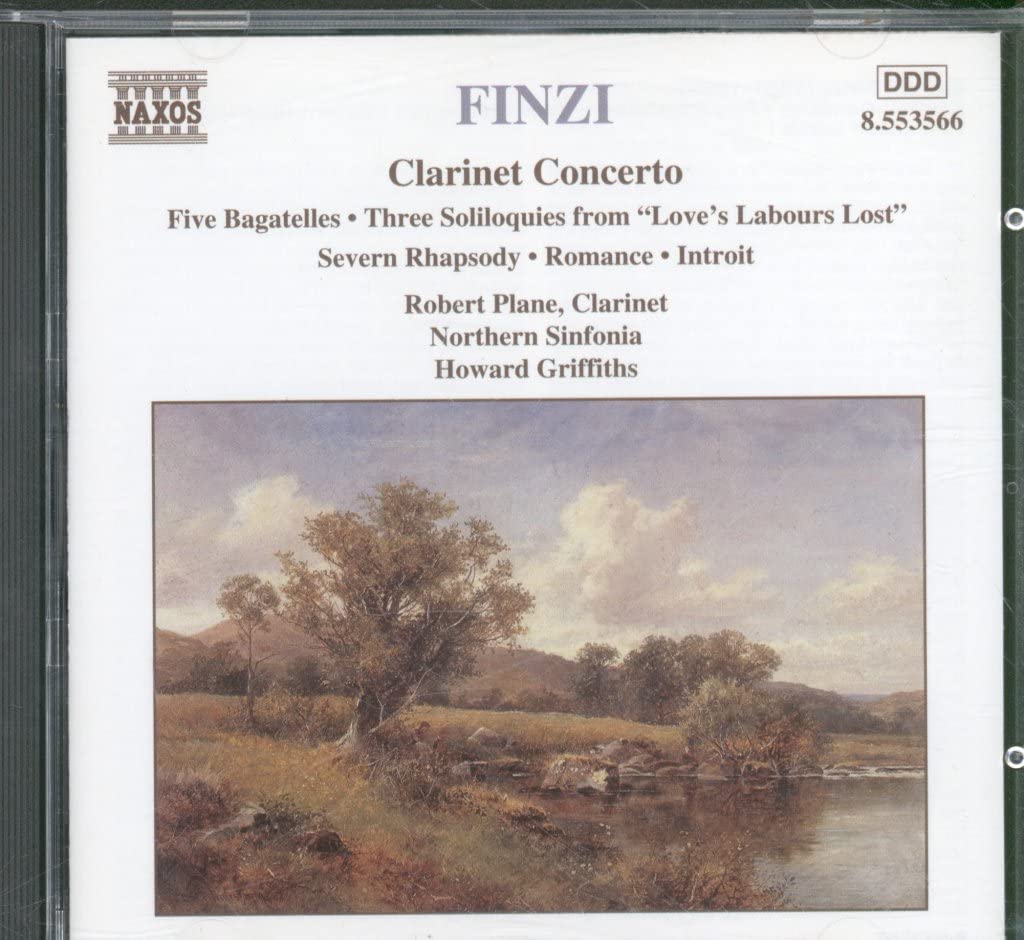 Finzi: Clarinet Concerto / Five Bagatelles / 3 Soliloquies / Severn Rhapsody / Romance / Introit Classical