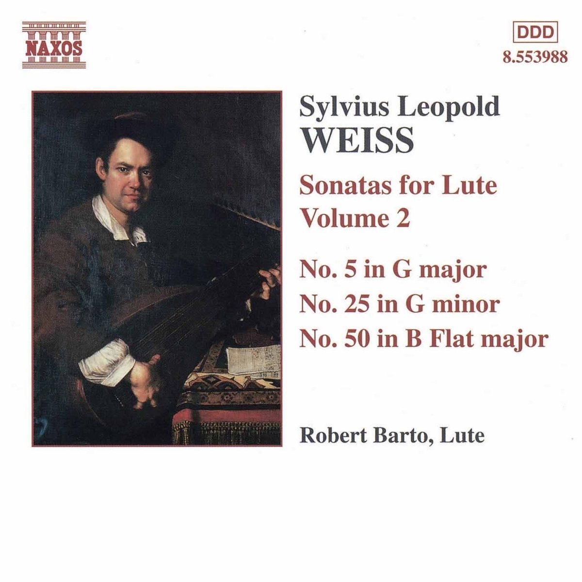 Weiss: Sonatas for Lute, Vol. 2 Classical